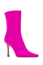 Load image into Gallery viewer, Jimmy Choo Women Fuchsia Satin Ankle Boots
