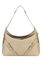 Load image into Gallery viewer, Givenchy Women Sand Leather Medium Voyou Shoulder Bag
