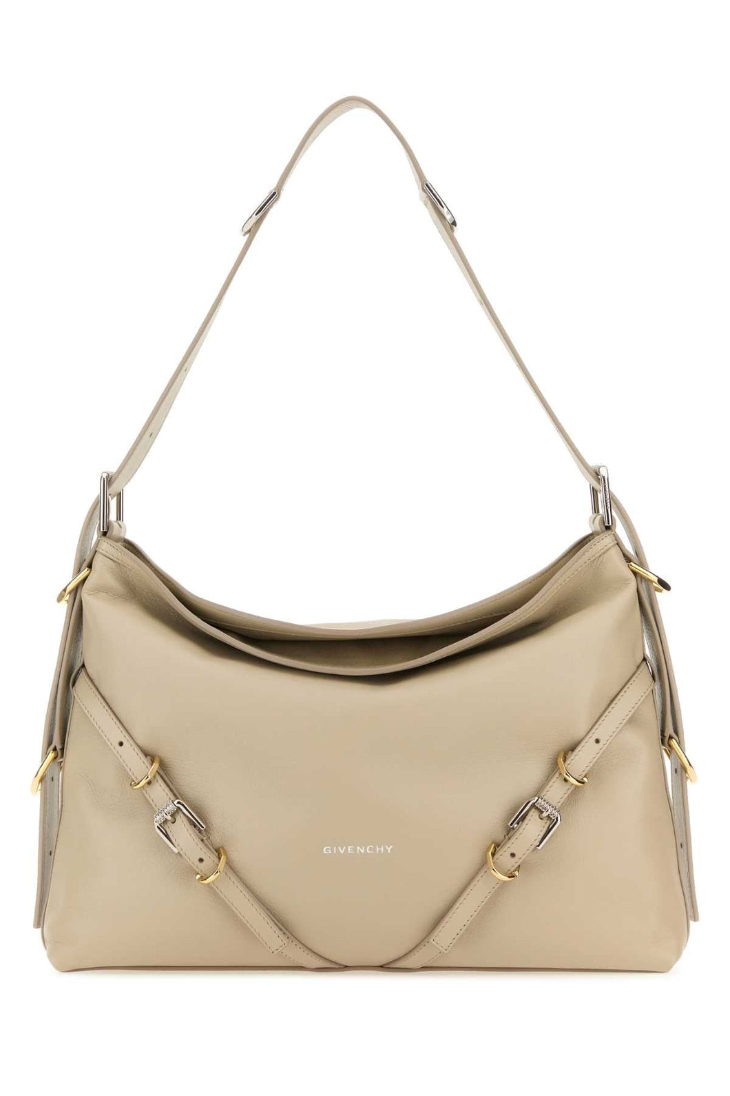 Givenchy Women Sand Leather Medium Voyou Shoulder Bag