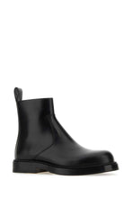 Load image into Gallery viewer, Bottega Veneta Men Black Leather Strut Ankle Boots
