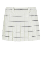 Load image into Gallery viewer, Miu Miu Women Printed Crepe Mini Skirt
