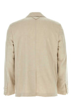 Load image into Gallery viewer, Prada Men Melange Sand Cashmere Blazer
