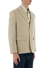Load image into Gallery viewer, Prada Men Melange Sand Cashmere Blazer
