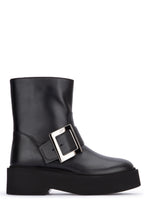 Load image into Gallery viewer, Roger Vivier Women Viv Rangers High Met Bikers Bootie
