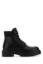 Load image into Gallery viewer, Prada Men Black Leather Ankle Boots
