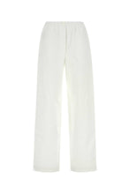 Load image into Gallery viewer, Miu Miu Women White Poplin Pyjama Pant
