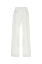 Load image into Gallery viewer, Miu Miu Women White Poplin Pyjama Pant

