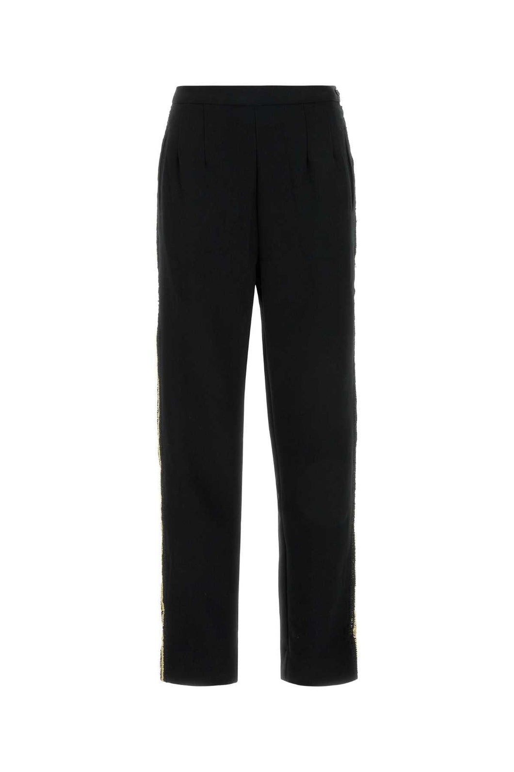 Bode Women Black Crepe Pant