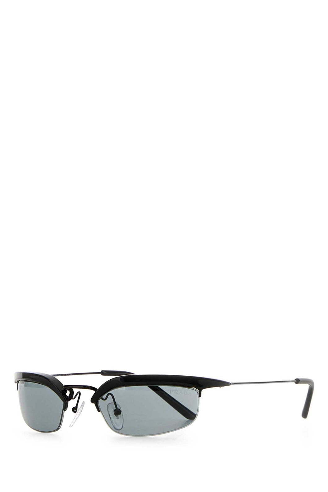 Prada Women Black Acetate And Metal Prada Runway Sunglasses