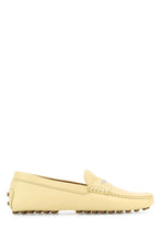 Load image into Gallery viewer, Tod&#39;s Women Pastel Yellow Leather Loafers
