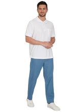 Load image into Gallery viewer, Men's Casual Elastic Waist Denim &amp; Twill Pull on Jeans Pants
