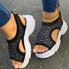 Load image into Gallery viewer, Elegant Women Sandals Comfort Summer Stretch Fabric Durable Material Modern Design For Womens
