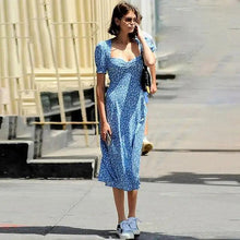Load image into Gallery viewer, New Women Summer Fashion Square Neck Dress - Fashion Cute Dresses for women
