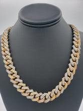 Load image into Gallery viewer, 14K Gold- Diamond Miami Cuban Chain Tri-Color (331 Grams)
