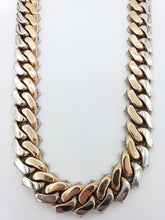 Load image into Gallery viewer, 14K Gold- Diamond Miami Cuban Two-Tone Chain (325 Grams)
