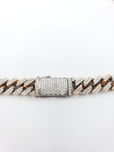 Load image into Gallery viewer, 14K Gold- Diamond Miami Cuban Chain Tri-Color (264 Grams)
