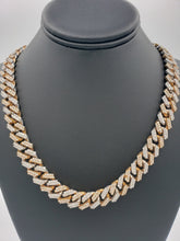 Load image into Gallery viewer, 14K Gold- Diamond Miami Cuban Chain Tri-Color (264 Grams)
