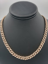 Load image into Gallery viewer, 14K Gold- Diamond Miami Cuban Rose Gold Chain (93.3 Grams)
