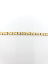 Load image into Gallery viewer, 14K Gold- Diamond Pointer Tennis Chain 40.3 Grams
