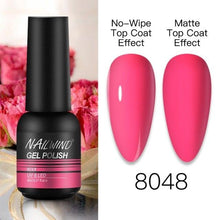 Load image into Gallery viewer, NEW TREND Modern fashion Red Gel Nail Polish For Nails  Permanent UV LED 8ml Matte Glossy High Quality Fashion Design For Women and Ladies
