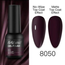 Load image into Gallery viewer, NEW TREND Modern fashion Red Gel Nail Polish For Nails  Permanent UV LED 8ml Matte Glossy High Quality Fashion Design For Women and Ladies
