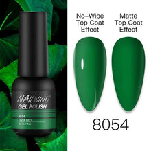 Load image into Gallery viewer, NEW TREND Modern fashion Red Gel Nail Polish For Nails  Permanent UV LED 8ml Matte Glossy High Quality Fashion Design For Women and Ladies
