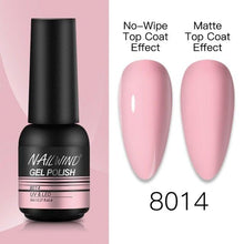 Load image into Gallery viewer, NEW TREND Modern fashion Red Gel Nail Polish For Nails  Permanent UV LED 8ml Matte Glossy High Quality Fashion Design For Women and Ladies
