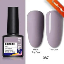 Load image into Gallery viewer, Spring Summer Nail Gel Polish Colorful UV LED Diamond Stylish Glossy and Matte Fashion Design For Womens
