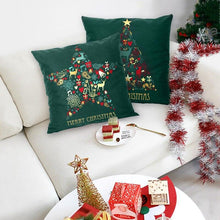 Load image into Gallery viewer, 2022 Santa Claus Christmas Pillowcase Decor For Home Christmas Throw Pillow Covers Decorative Snowman Santa Claus Pillow Covers Linen Cushion Cover Couch Pillow Cases Merry Christmas Ornament Xmas Gifts 45x45CM
