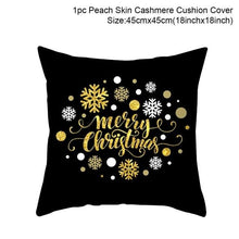 Load image into Gallery viewer, 2022 Santa Claus Christmas Pillowcase Decor For Home Christmas Throw Pillow Covers Decorative Snowman Santa Claus Pillow Covers Linen Cushion Cover Couch Pillow Cases Merry Christmas Ornament Xmas Gifts 45x45CM
