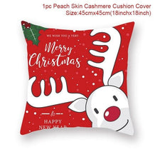 Load image into Gallery viewer, 2022 Santa Claus Christmas Pillowcase Decor For Home Christmas Throw Pillow Covers Decorative Snowman Santa Claus Pillow Covers Linen Cushion Cover Couch Pillow Cases Merry Christmas Ornament Xmas Gifts 45x45CM
