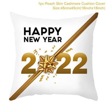 Load image into Gallery viewer, 2022 Santa Claus Christmas Pillowcase Decor For Home Christmas Throw Pillow Covers Decorative Snowman Santa Claus Pillow Covers Linen Cushion Cover Couch Pillow Cases Merry Christmas Ornament Xmas Gifts 45x45CM
