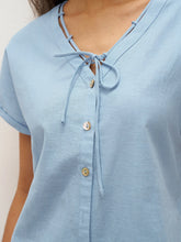 Load image into Gallery viewer, Linen Ladder Tie Simple Dress TAMARA
