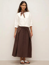 Load image into Gallery viewer, 100% Linen Button-Front Drop Shoulder Shirt EASTER
