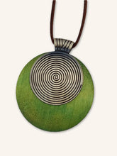 Load image into Gallery viewer, Vintage Wooden Rings Long Necklace
