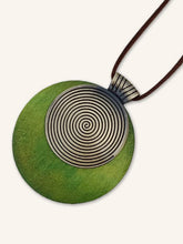 Load image into Gallery viewer, Vintage Wooden Rings Long Necklace
