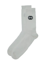 Load image into Gallery viewer, Gucci Men White Gg Logo Socks In Cotton Man
