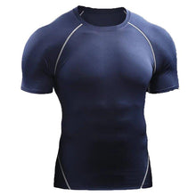 Load image into Gallery viewer, 2025 Compression T Shirt Men Summer Sportswear Running T-shirt Elastic Quick Dry Sport Tops Tee Athletic Gym Workout Shirts Men
