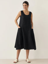 Load image into Gallery viewer, 100% Linen Swing Beach Tank Dress GIANA
