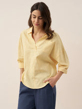 Load image into Gallery viewer, Linen Oversized Fit Pocket Shirt ELOWEN
