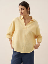 Load image into Gallery viewer, Linen Oversized Fit Pocket Shirt ELOWEN
