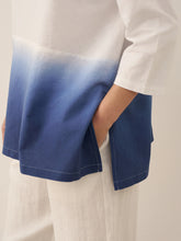Load image into Gallery viewer, Linen White Boat Neck Oversized Top AVA
