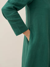 Load image into Gallery viewer, 100% Linen Hooded Pullover Maxi Dress REBECCA
