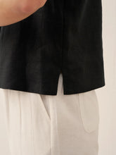 Load image into Gallery viewer, 100% Linen Button-Up Short Sleeve Shirt ORENDA
