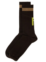 Load image into Gallery viewer, Fendi Men Brown Socks With Ff Logo Embroidery In Cotton Blend Man
