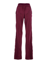 Load image into Gallery viewer, Tom Ford Women Fuchsia Pants With Elastic Waist With Logo Lettering In Silk Stretch Woman
