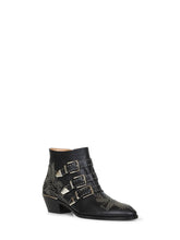 Load image into Gallery viewer, Chloé Women Black Nappa Leather Susanna Ankle Boots
