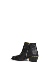 Load image into Gallery viewer, Chloé Women Black Nappa Leather Susanna Ankle Boots
