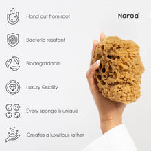 Load image into Gallery viewer, Naroa Shower Sponge — Natural Exfoliation for Healthy, Radiant Skin
