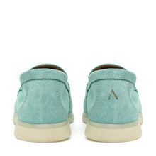 Load image into Gallery viewer, Torino Suede Loafers in Turquoise
